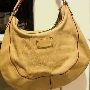 Kate Spade tan leather hobo